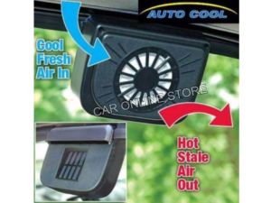 Solar Powered Auto Car Fan Cool Ventilation System Window Rubber Strip (Reduce Heat  keep your car cool) ~ 15 cm x 11 cm x 6 cm