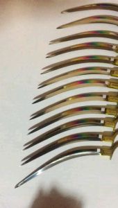 Bahan HSS Taji pelangi pisau dapur.