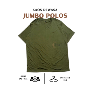 Plat D Konveksi | Kaos Polos Forest Green series - basic tee Jumbo 2XL 3XL 4XL 5XL 6XL
