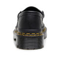 รองเท้าโลฟเฟอร์ผู้ชายแถบสีเหลืองคู่ Dr. Martens แผ่นเหล็กป้ายชื่อรองเท้าคู่รุ่นรองเท้าชายหญิง. 