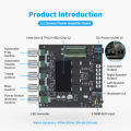 TDA7498E Modul ZK-HT21 ZK-TB21 Power amplifier 160w x 160w+220w 2.1 Channel Power Audio Penguat Suara Stereo Papan AMP Bluetooth 5.0 Amplifier Board. 