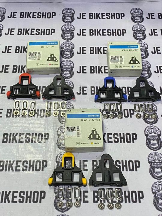 ORIGINAL SHIMANO SPDSL CLEAT SET ATTACHMENT OR ROAD BIKE CLEATS BALA