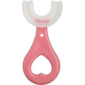 Toothbrush set U-Shape Foam Toothpaste Cup Toothbrush Mousse  Kids Toothbrush for baby Teeth