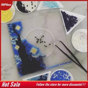 【COD】🔥🔥🔥 4Pcs 2.6MM Beads Pegboards Board For Perler Tool Fuse Beads Square Jigsaw Puzzle Template Children Educational Toys DIY