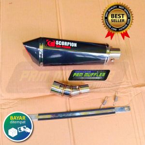 Knalpot racing SCORPION + Slip on CBR250 \ NInja250 Fi \ R25 \