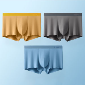 CMENIN  3Pcs Modal Antibacterial Mens Panties Bxoers Shorts Soft Innerwear High Elasticity Men Underwear Breathable Man Boxer Underpants MRCS2288
