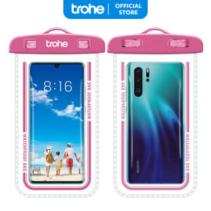 Trohe Kantong Casing HP Anti Air Mobile Phone Pouch Waterproof Mobile Phone Pouch Universal Case Bag