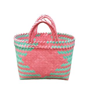Tas Anyam Plastik Size S / Ukuran Kecil untuk Hampers Parcel Bingkisan Souvenir Belanja Pasar