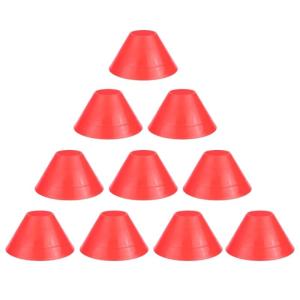 10 Pieces/Set Disc Cone Kit Soccer Cones Agility Drills Cones Mark Disk with Holder for Sport Football Training Practice