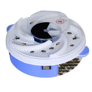 USB Electric Fly Trap Automatic Effective Flycatcher Flying Fly Killer Powder Flytrap Catcher Pest Device