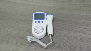 【5 Years Warranty】Salorie Fetal Doppler Heart Detector Monitor Women Home Pregnancy Baby & Probe Alarm Baby Heartbeat Detector +Battery