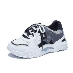 [DENDEN.ID] Sepatu Wanita Sneaker Korea Putih Import Sepatu Olahraga Jogging Kasual 1056