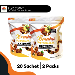 Brusko Pouch Extreme Coffee – Herbal Coffee Drink with Premium Coffee Blend 2Pouch
