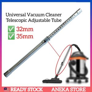 💥READY STOCK💥 32/35mm Stainless Steel Vacuum Cleaner Telescopic Extension Adjustable Tube Pipe Brush Head Replacement Vacum Roller Spare Part Accessories Vakum Muncung Berus Kepala Paip Tiub Panjang Electrolux Karcher Samsung Philips LG Midea Elba