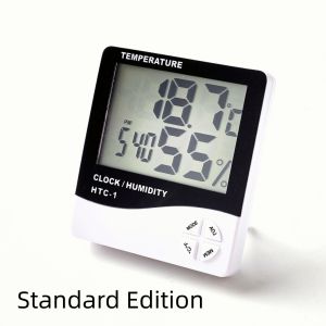 Indoor LCD Electronic Temperature Humidity Meter Thermostat Thermometer Humidity Digital Meter Sensor Controller Meter