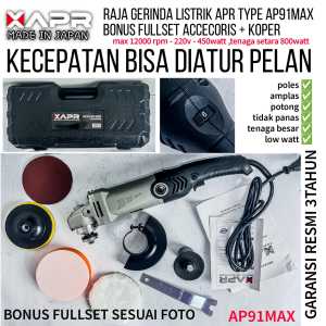 PROMO APR GERINDA TANGAN 4 INCH GRINDA LISTRIK TYPE A3 ANGLE GRINDER