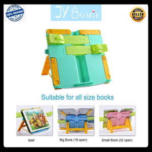 Book Stand Holder Tablet Holder Stationery Adjustable Portable Folding School Office Equipment Rak Buku Meja Al Quran