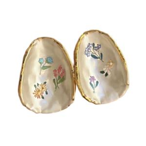 Retro Style Flower Drop Earrings Eye Catching Ear Pendants Simple Fashion Accessories for Special Occasions