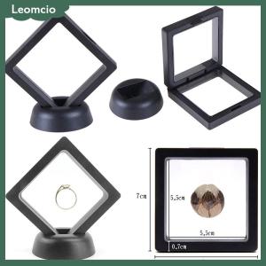 [Leomcio] กล่องใส่3D สีดำขนาด70x70มม. พร้อมขาตั้ง