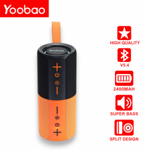 Yoobao M23 Magnetic 2-in-1 Bluetooth V5.4 Detachable RGB Speaker TWS Stereo Sound Multiple Playback Mode & Strap Holder