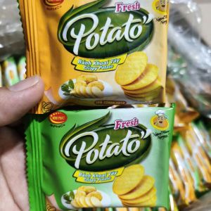 [Ăn vặt ngon] Combo 300g Bánh khoai tây giòn mặn ngọt - Bánh quy giòn siêu nghiền/ Bánh khoai tây Crispy potato Minh Phát