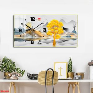 Tranh Đồng Hồ Tráng Gương Cao Cấp SGP23322-02