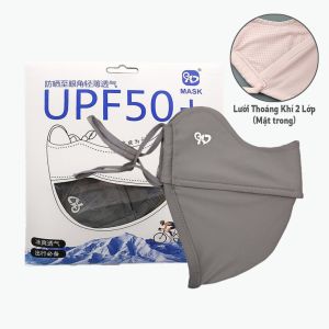 Khẩu Trang Thời Trang Cao Cấp Chống Nắng Tia UV UPF 50+ Fashion Masks ( Vải Thoáng Khí Thoải Mái Dây Đeo Rút Co Giản Z148 )