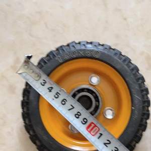 Bánh Xe cao su đặc lõi thép kích thước đường kính bánh 160x50 giá 1 cái