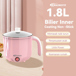 MAIMEITE Panci Listrik rice cooker Portable Serbaguna1.8L multifungsi stainless Panci Elektrik