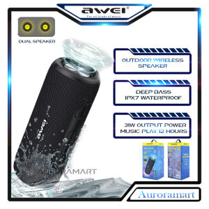 AWEI 31W SUPER BASS DUAL OUTPUT SPEAKER 5.0 WIRELESS SPEAKER BLUETOOTH PORTABLE SPEAKERS ORIGINAL AWEI SPEAKER