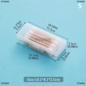 [COD] FUSHI0 Du Lịch Di Động Hộp Thuốc Bông Tăm Chủ Trường Hợp Detal Xỉa Đồ Trang Sức Tổ Chức Container Chống Bụi Đồ Trang Sức Phụ Kiện Hộp