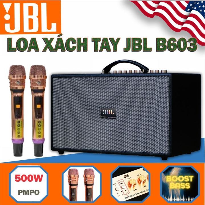 Loa Bluetooth Di Động JBL CAO CẤP 450W 2 Bass 22Cm 2 Treb 1 Trum ...