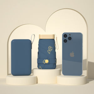 Payung poket Mini musim panas untuk perniagaan UV wanita 7 payung payung payung kalis air kalis air