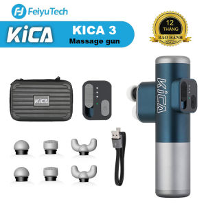 Súng mát xa mini hai đầu Kica 3 Súng mát-xa bộ gõ mô sâu biên độ 10 MM Động cơ không chổi than siêu êm Máy mát-xa cơ giảm đau với tốc độ trượt có thể điều chỉnh - Chính Hãng Bảo Hành 12 Tháng