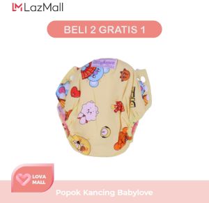 BABY LEON Popok Cuci Ulang Tebal Free Insert tahan 12 jam
