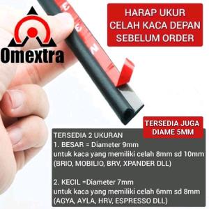 Karet P Omextra Karet Celah Kaca ATTO1 Seal Kaca Depan BRIO Karet Peredam ATTO1 SEALION 7 BRIO