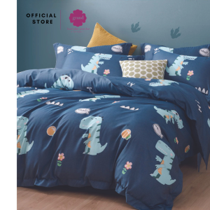 Ga chun chần bông Tencel kid100% sợi tencel mềm mại by Grand họa tiết dễ thương ( 1 ga + vỏ gối)