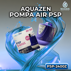 Pompa Celup Kolam Ikan Koi AQUAZEN AZ-PSP-2400Z 40W Ketinggian 2.8 Meter