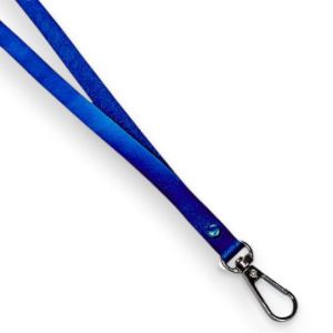Lanyard Name Tag Genuine Leather I/ Tali Strap ID Card Kulit Sapi Asli