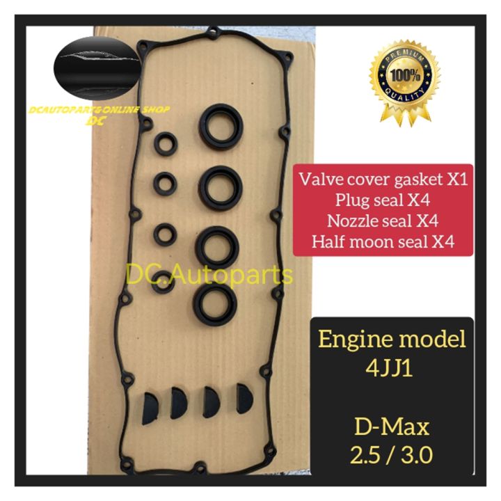 VALVE COVER GASKET ISUZU D-MAX DMAX 2.5 3.0 4JJ1 ENGINE PLUG SEAL ...