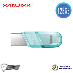Sandisk iXpand Flash Drive Flip ~ 128GB - MINT GREEN (SDIX90N)