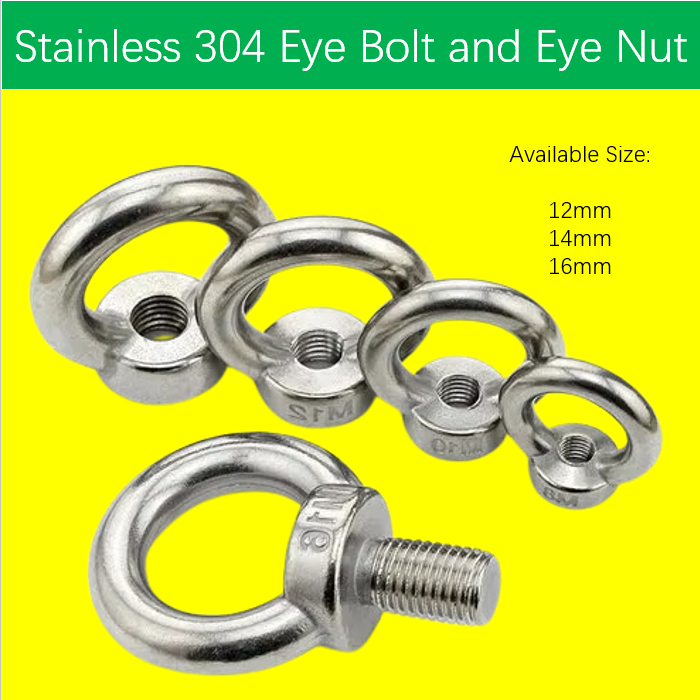 Mago Eye Bolts/ Eye Nut can be used as a connection point for rigging ...