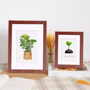 4R/5R/A4 Wooden Picture Frame Wall Decor Photo Frame Home Decor Picture Holder With Stand Picture Frame