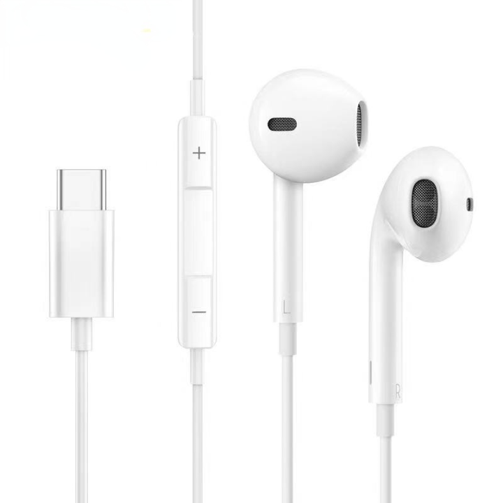 Official Google Pixel USB-C Earbuds with Remote and Microphone - White