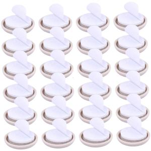 Set of 24 Easy to Apply Shock Absorbing Table Leg Guards Portable for Family with Kids or Pet Daily Casual Use