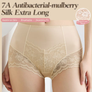 Women Seamless Panties Tummy Control Shapewear Ice Silk Quick Dry Breathable Hip Lifting Mid Waist 7A Briefs Underwear