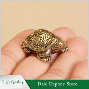 [Dale Dephne] 1 cái đồ trang trí rùa bằng đồng nguyên khối Cổ Đồ trang trí mô phỏng trang trí bàn văn phòng tại nhà điêu khắc động vật Trường Thọ