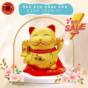 Mèo Thần Tài MANEKI NEKO Ống Heo - TỎI CÁT TƯỜNG