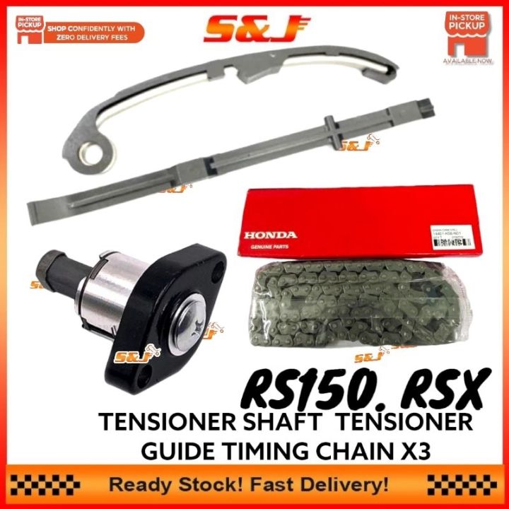 HONDA RS150 V1V2 RSX TENSIONER SHAFT TENSIONER GUIDE SET TIMING CHAIN X3 RS 150 WINNER X