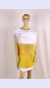 Zawaland Beer Festival Costume for Women Funny Disguise Suit Halloween Carnival Purim Outfit Sponge Oktoberfest Clothes 80x56cm2026